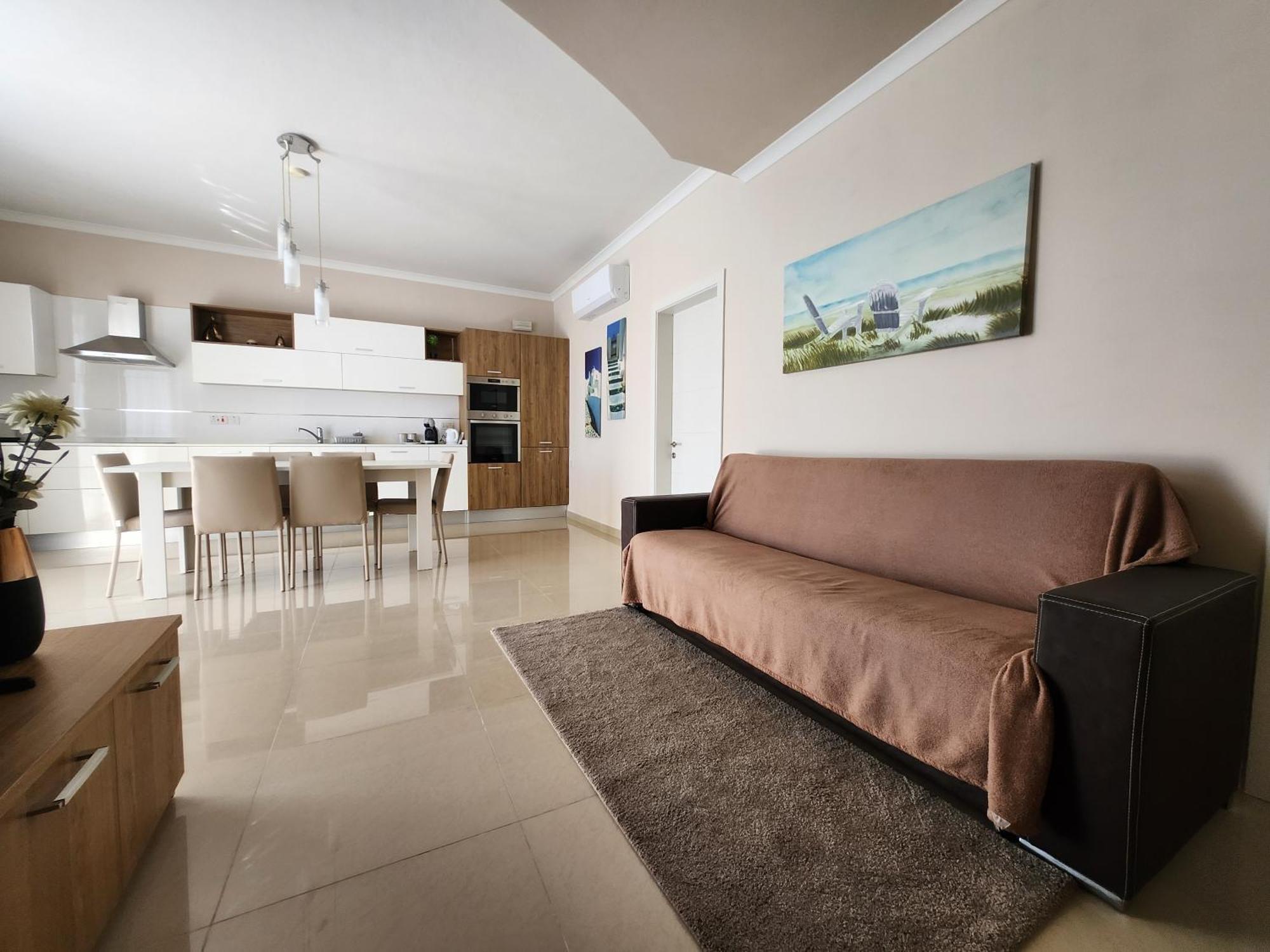 Riviera Holiday Apartments - Seafront - Wifi Marsaskala Exterior photo